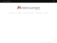 Tablet Screenshot of makyajaynam.com